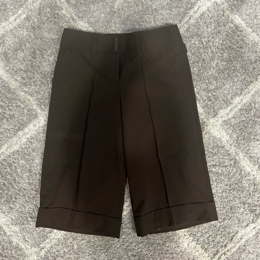 Ann Taylor Loft Ann size 10 brown 17” inseam Capri. In excellent condition!